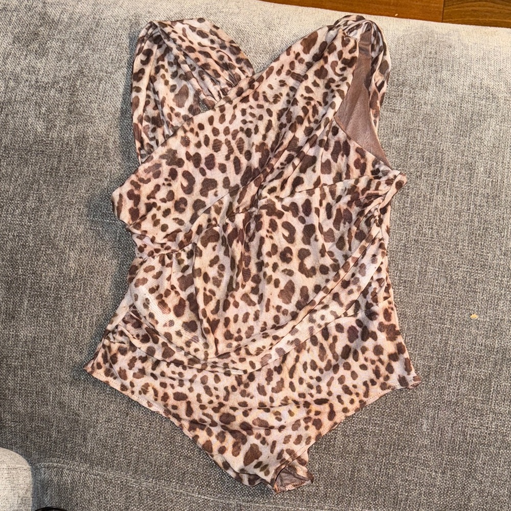 Leopard Print Bodysuit